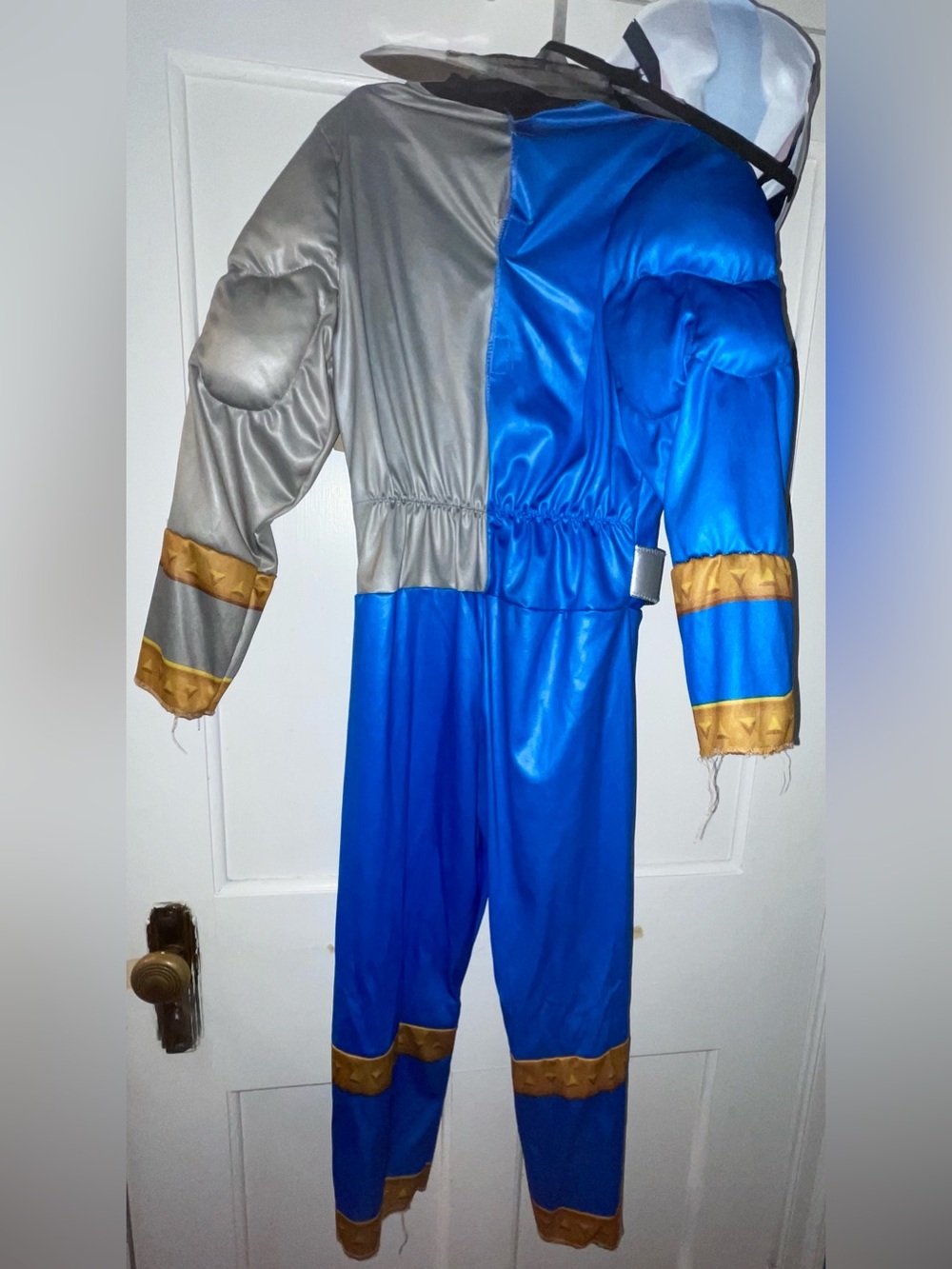 Blue Power Rangers Dino Fury Costume (4-6) - Picture 4 of 7